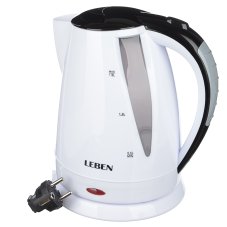 Акция! Чайник электрический 1,8л, 1500Вт, 220-240В, 50Гц., пластик LEBEN